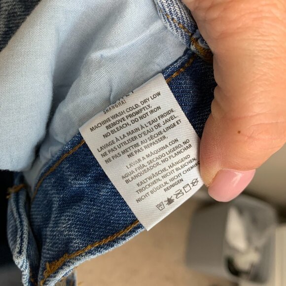 John Galt High Rise Straight Leg Denim Jeans Size Small - Picture 6 of 6